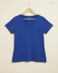 UK Imported secondhand Womens Tshirts - DUNNES STORES brand, DarkBlue Cotton, Premium condition, for Womens - Online Thrift Store Islamabad Pakistan