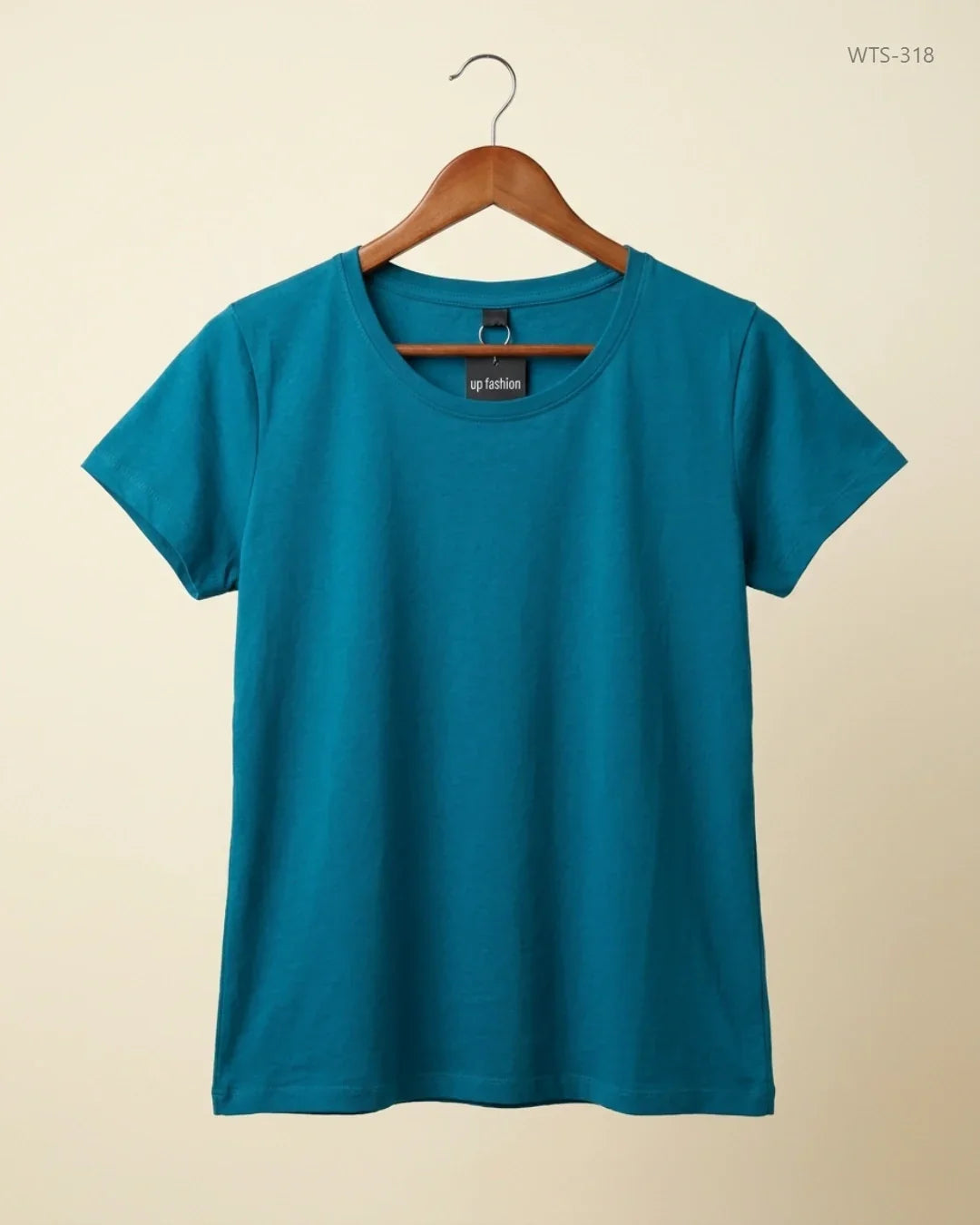 UK Imported secondhand Womens Tshirts - up fashion brand, Turquoise Cotton, Premium condition, for Womens - Online Thrift Store Islamabad Pakistan