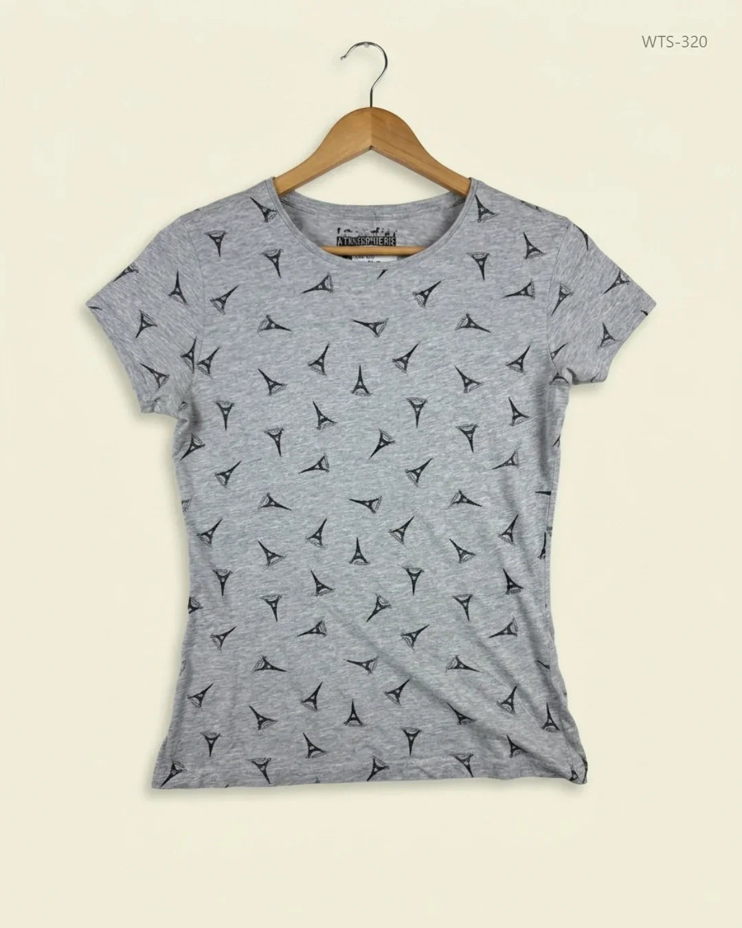 Premium Condition Womens Tshirts | Preloved Atmosphere | Grey Cotton | Thrift Shop for Womens Karachi Pakistan | OTS