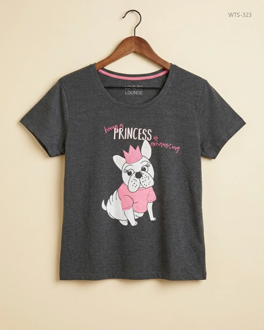 Womens Tshirts | LOVE TO LOUNGE | Preloved Branded | Chartreuse Cotton | Excellent | OTS Thrift Store Lahore Pakistan