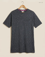 Secondhand Branded Womens Tshirts by Marks & Spencer, Charcoal Cotton fabric, Premium condition, for Womens - Online Thrift Shop Peshawar Pakistan