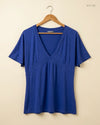 Womens Tshirts | Marks & Spencer | Preloved Branded | Blue Cotton | Premium | OTS Thrift Store Islamabad Pakistan