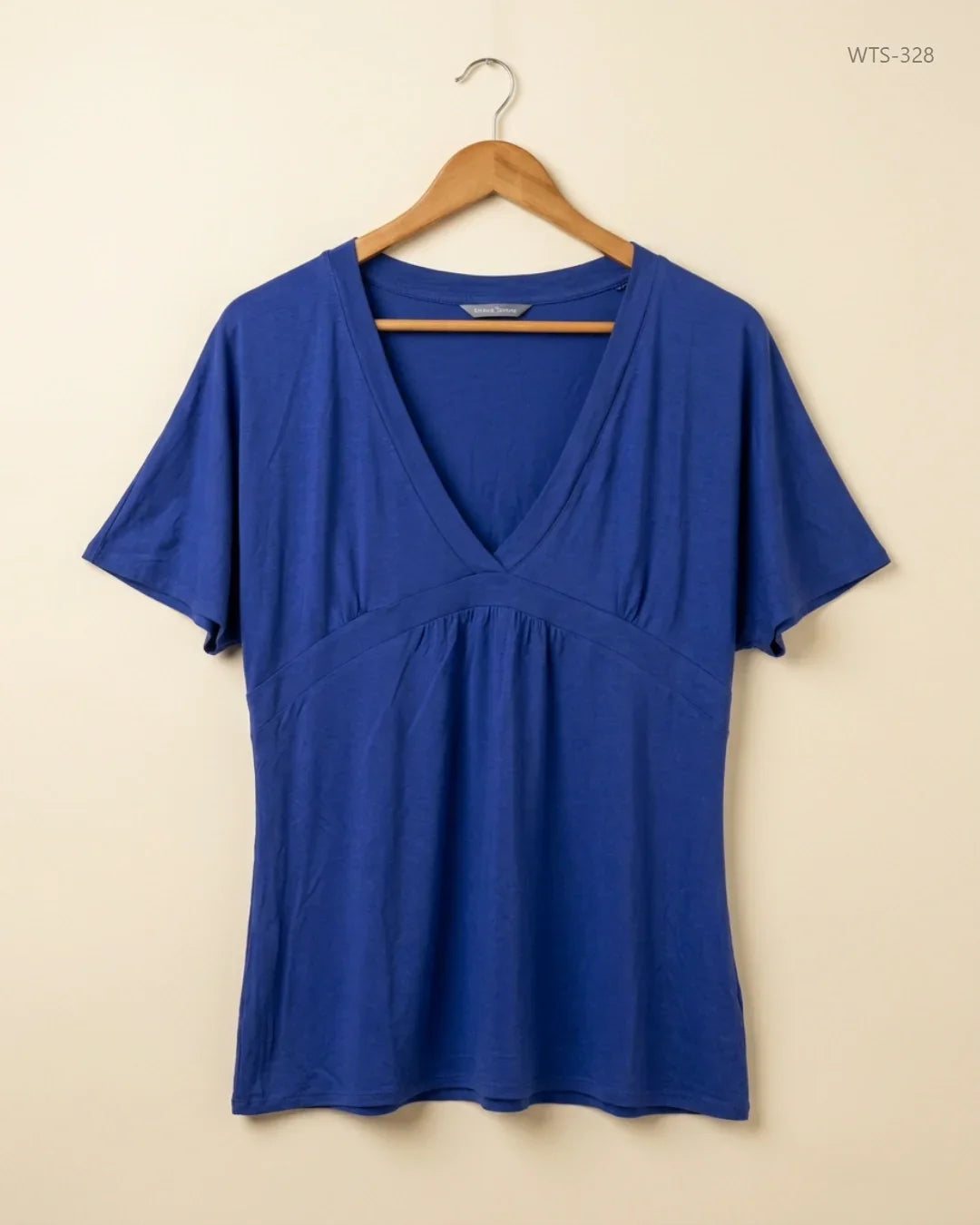 Womens Tshirts | Marks & Spencer | Preloved Branded | Blue Cotton | Premium | OTS Thrift Store Islamabad Pakistan