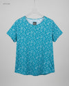 Preloved Excellent Womens Tshirts by JEANSWEAR, Turquoise Cotton for Womens - OTS Thrift Shop Karachi Pakistan