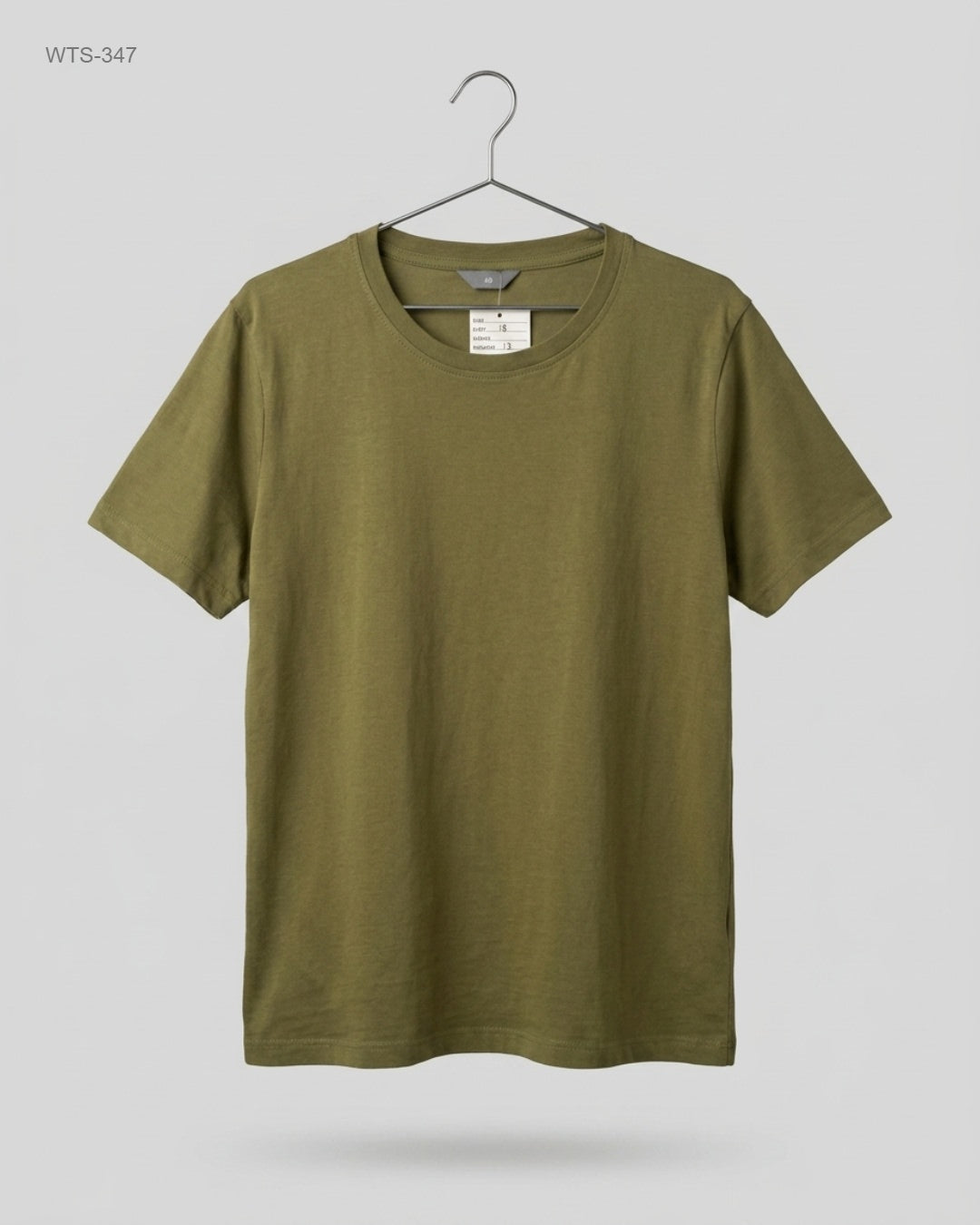 UK Imported secondhand Womens Tshirts - ZEEMAN brand, OLIVE GREEN Cotton, Premium condition, for Womens - Online Thrift Store Karachi Pakistan