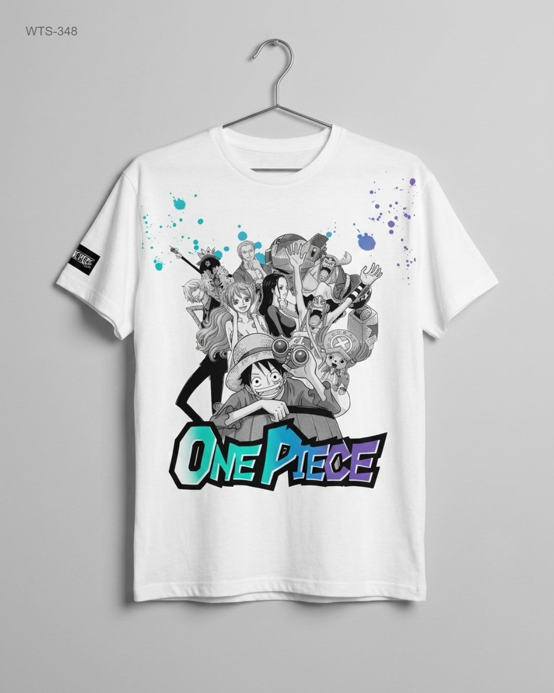 Premium Condition Womens Tshirts | Preloved ONEPIECE | White Polyester | Thrift Shop for Womens Peshawar Pakistan | OTS