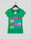 Excellent Condition Womens Tshirts | Preloved LOUI SEFD | Green Cotton | Thrift Shop for Womens Peshawar Pakistan | OTS