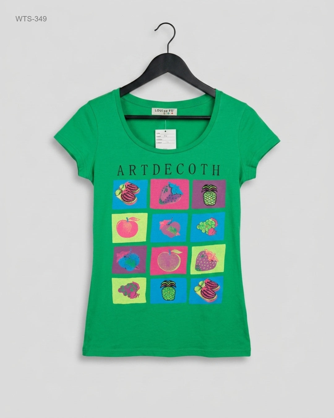 Excellent Condition Womens Tshirts | Preloved LOUI SEFD | Green Cotton | Thrift Shop for Womens Peshawar Pakistan | OTS