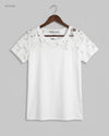 Womens Tshirts | ASHLEY BROOKE | Preloved Branded | White Polyester | Premium | OTS Thrift Store Islamabad Pakistan