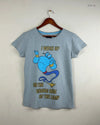 Preloved Premium Womens Tshirts by Unknown, Gray Cotton for Women - OTS Thrift Shop Karachi Pakistan