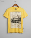 Shop Premium Womens Tshirts by JUSTCAVALLI | Preloved Branded Clothes | Yellow Viscose | Womens | OTS Thrift Store Islamabad Pakistan