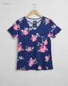 Womens Tshirts | CUT LABEL | Preloved Branded | Blue Polyester | Premium | OTS Thrift Store Lahore Pakistan