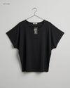 Womens Tshirts | CLOCKHOUSE | Preloved Branded | Black Viscose | Premium | OTS Thrift Store Islamabad Pakistan