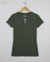 Womens Tshirts | Primark | Preloved Branded | OLIVE GREEN Cotton | Premium | OTS Thrift Store Islamabad Pakistan