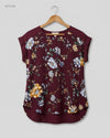 Womens Tshirts | F&F | Preloved Branded | Maroon Cotton | Premium | OTS Thrift Store Karachi Pakistan