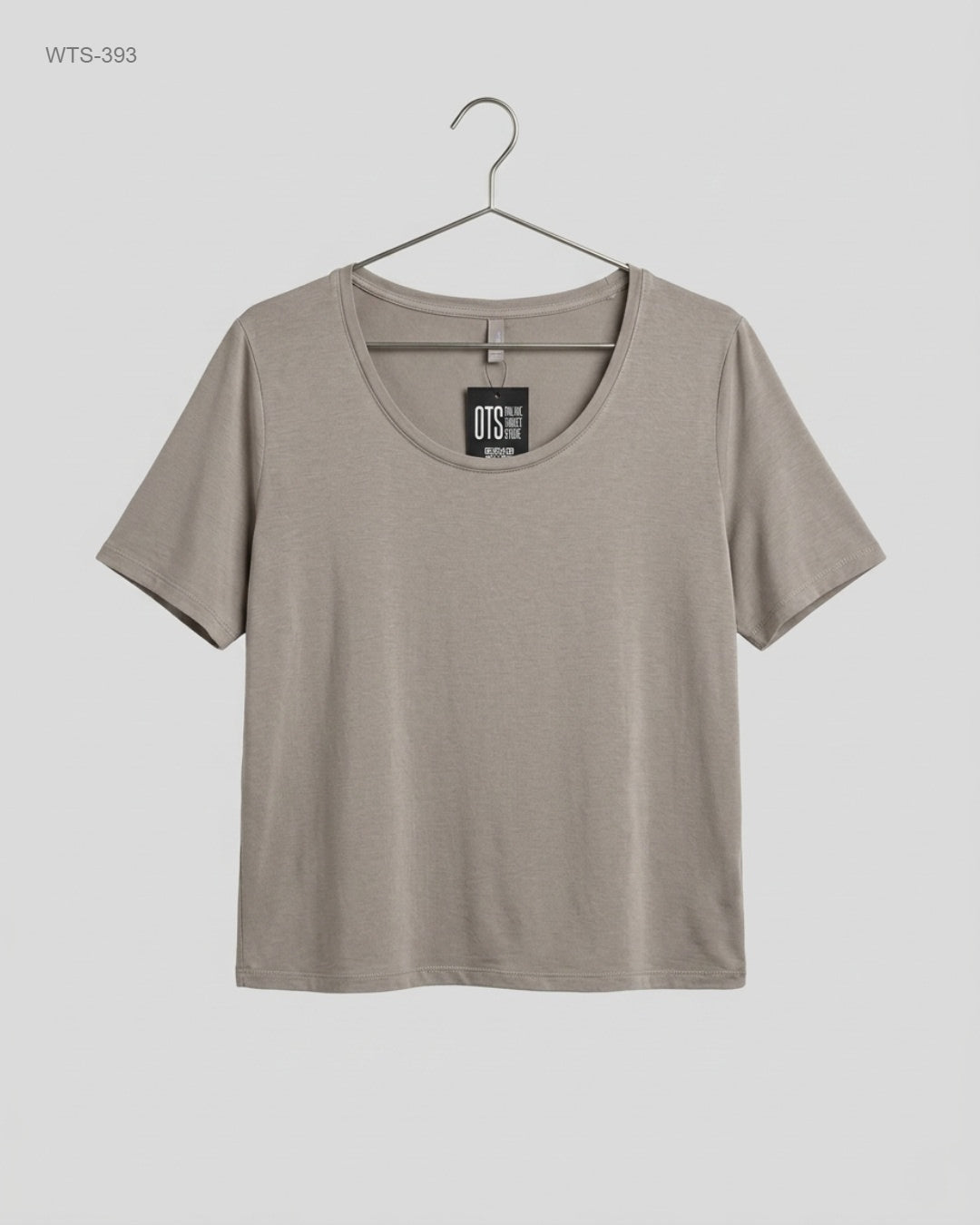 Premium Condition Womens Tshirts | Preloved H&M | Beige GRAY Viscose | Thrift Shop for Womens Peshawar Pakistan | OTS