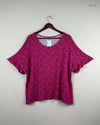 Shop Premium Womens Tshirts by Unknown | Preloved Branded Clothes | Pink Cotton | Women | OTS Thrift Store Islamabad Pakistan