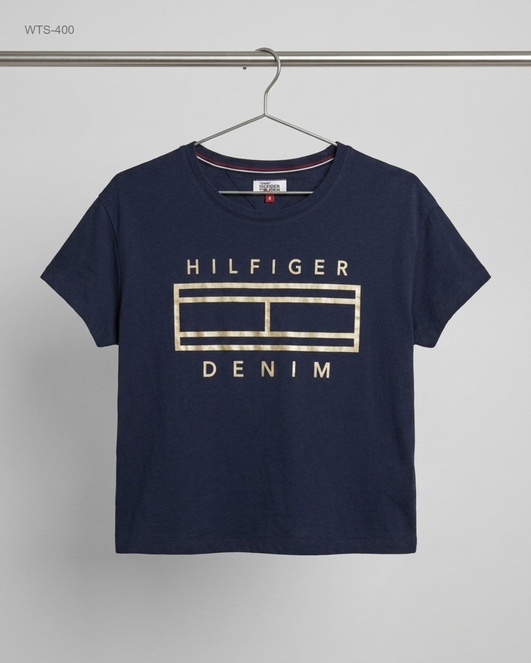 Womens Tshirts | Tommy Hilfiger | Preloved Branded | DarkBlue Cotton | Premium | OTS Thrift Store Islamabad Pakistan