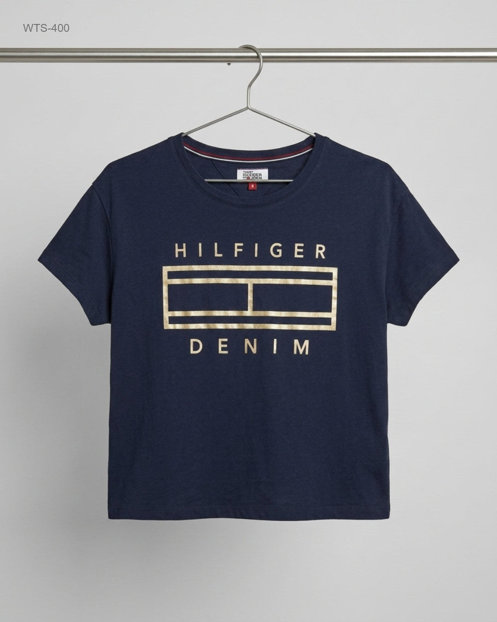Womens Tshirts | Tommy Hilfiger | Preloved Branded | DarkBlue Cotton | Premium | OTS Thrift Store Islamabad Pakistan