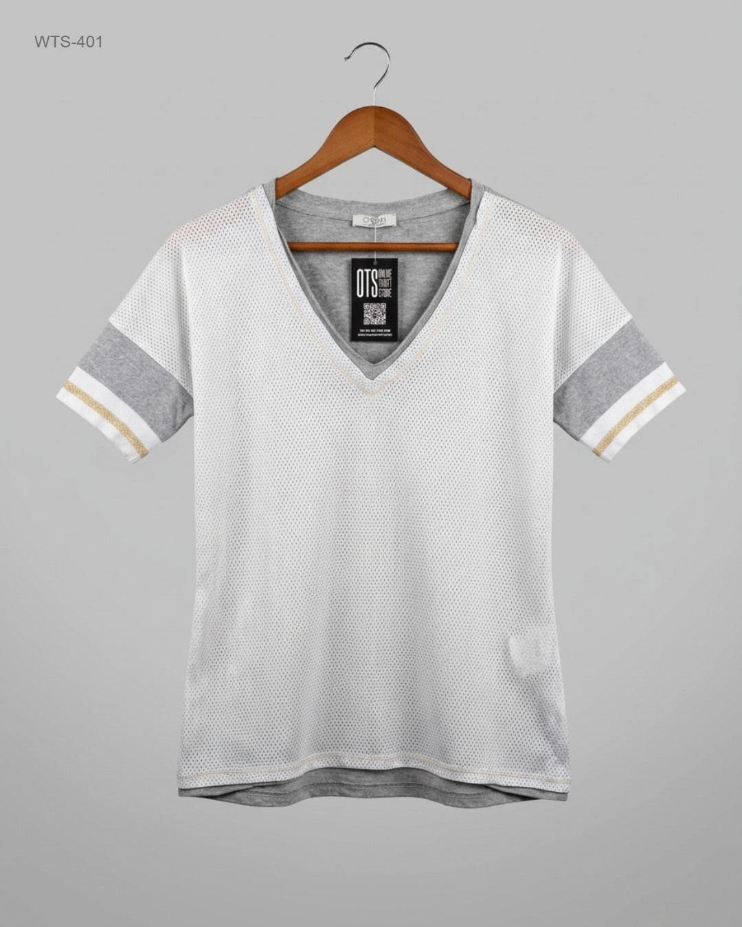 UK Imported secondhand Womens Tshirts - Malvin brand, Gray Polyester, Premium condition, for Womens - Online Thrift Store Peshawar Pakistan