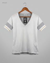 UK Imported secondhand Womens Tshirts - Malvin brand, Gray Polyester, Premium condition, for Womens - Online Thrift Store Peshawar Pakistan