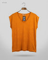 Premium Condition Womens Tshirts | Preloved PIECES | Orange Polyester | Thrift Shop for Womens Peshawar Pakistan | OTS
