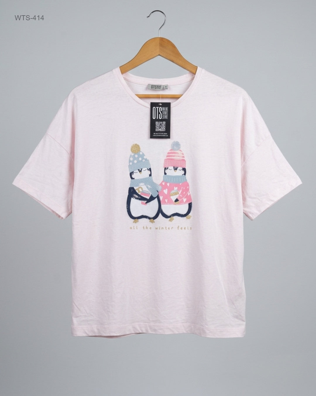 Preloved Premium Womens Tshirts by George, Pink Cotton for Womens - OTS Thrift Shop Lahore Pakistan