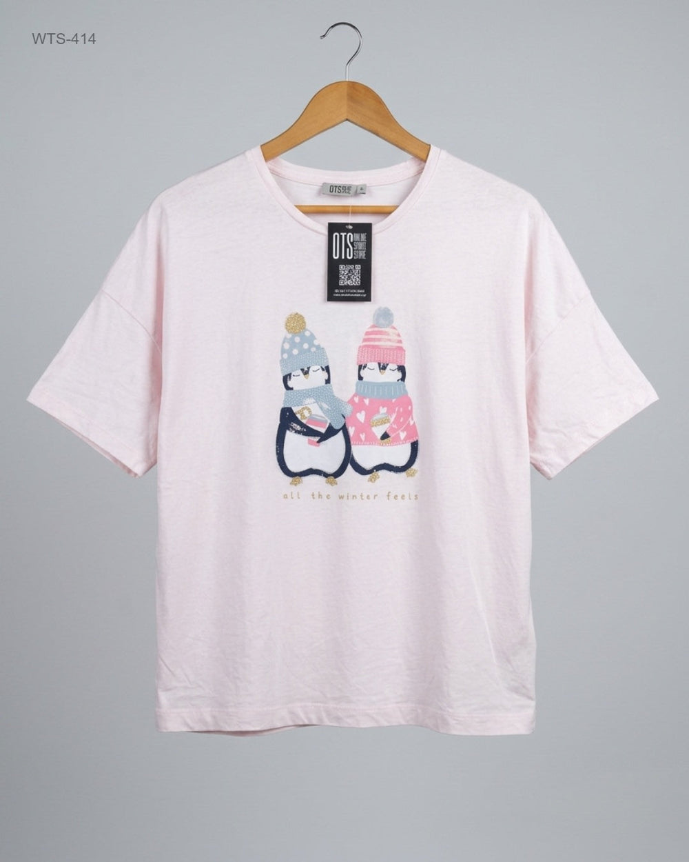 Preloved Premium Womens Tshirts by George, Pink Cotton for Womens - OTS Thrift Shop Lahore Pakistan