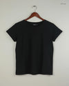 UK Imported secondhand Womens Tshirts - Bershka brand, Black Cotton, Premium condition, for Women - Online Thrift Store Peshawar Pakistan