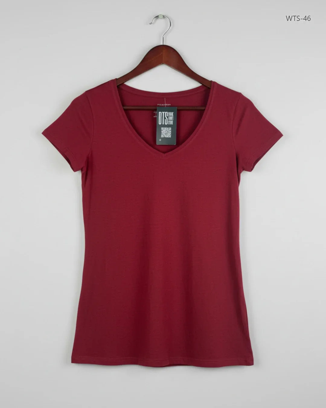 Shop Premium Womens Tshirts by Primark | Preloved Branded Clothes | Maroon Cotton | Women | OTS Thrift Store Islamabad Pakistan