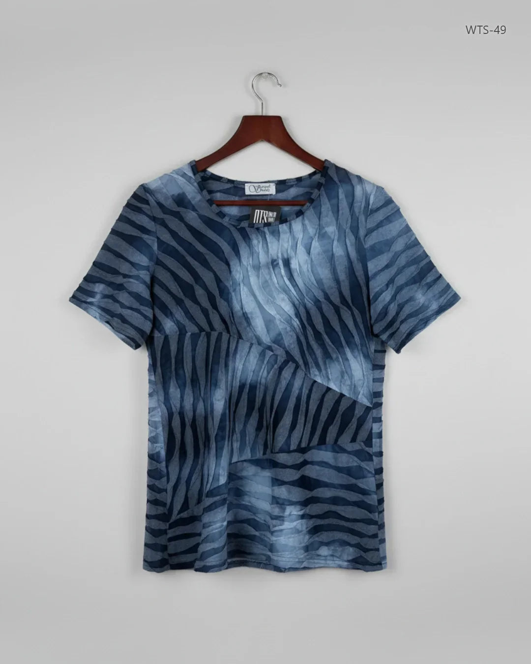 Secondhand Branded Womens Tshirts by Smith, Grey Polyester fabric, Premium condition, for Women - Online Thrift Shop Lahore Pakistan
