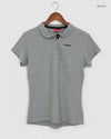 Secondhand Branded Womens Tshirts by LA, Grey Cotton fabric, Premium condition, for Women - Online Thrift Shop Karachi Pakistan