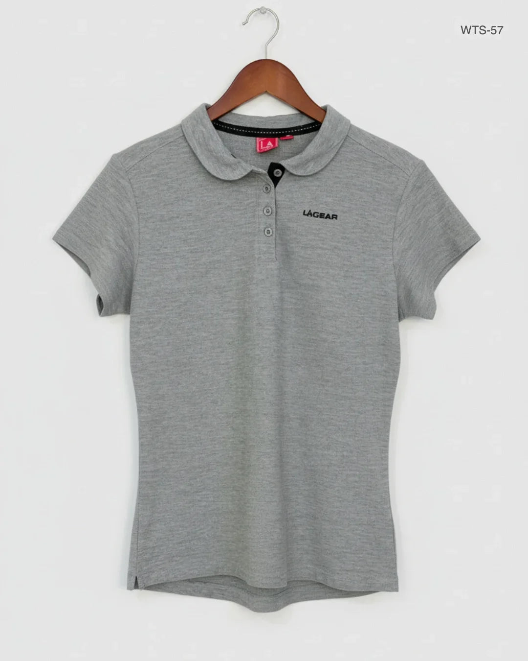 Secondhand Branded Womens Tshirts by LA, Grey Cotton fabric, Premium condition, for Women - Online Thrift Shop Karachi Pakistan