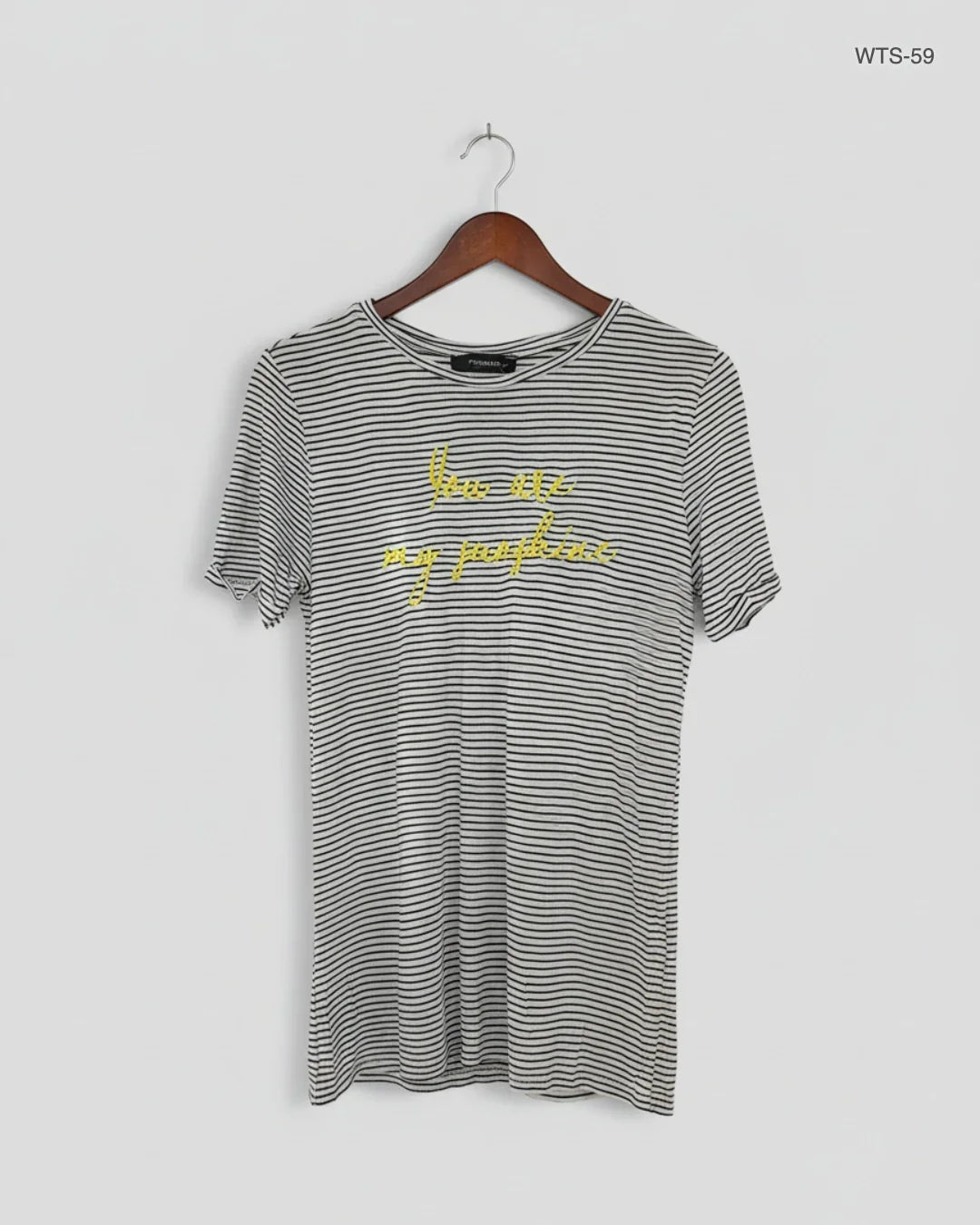 Preloved Premium Womens Tshirts by Primark, Black & White Polyester for Women - OTS Thrift Shop Karachi Pakistan