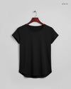 Womens Tshirts | Hello Mello | Preloved Branded | Black Viscose | Premium | OTS Thrift Store Lahore Pakistan