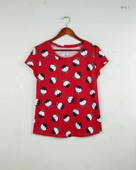 Shop Premium Womens Tshirts by George | Preloved Branded Clothes | red Cotton | Women | OTS Thrift Store Islamabad Pakistan