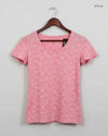 Preloved Premium Womens Tshirts by C&A, Pink Polyester for Women - OTS Thrift Shop Peshawar Pakistan