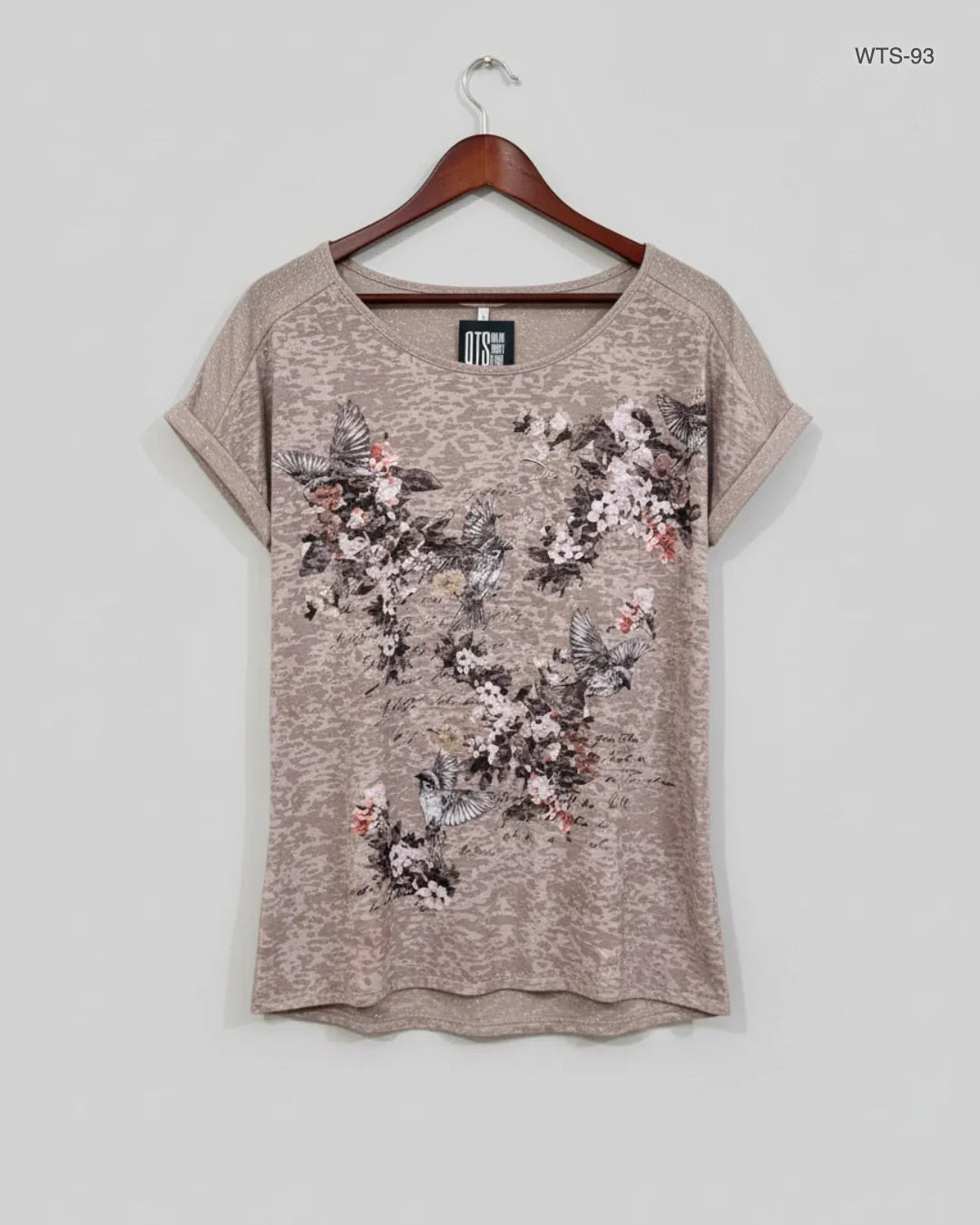 Womens Tshirts | MS Mode | Preloved Branded | Brown Cotton | Premium | OTS Thrift Store Peshawar Pakistan