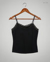 Secondhand Branded Womens Tank Top by STREET ONE, Black Cotton fabric, Premium condition, for Womens - Online Thrift Shop Islamabad Pakistan