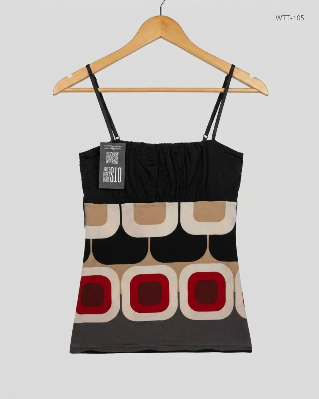 Secondhand Branded Womens Tank Top by Amelie, Multi Viscose fabric, Premium condition, for Womens - Online Thrift Shop Peshawar Pakistan
