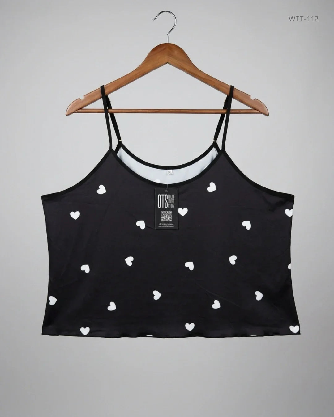 Premium Condition Womens Tank Top | Preloved Cut Label | Black Polyester | Thrift Shop for Womens Karachi Pakistan | OTS