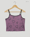 UK Imported secondhand Womens Tank Top - Cut Label brand, Purple Polyester, Premium condition, for Womens - Online Thrift Store Lahore Pakistan