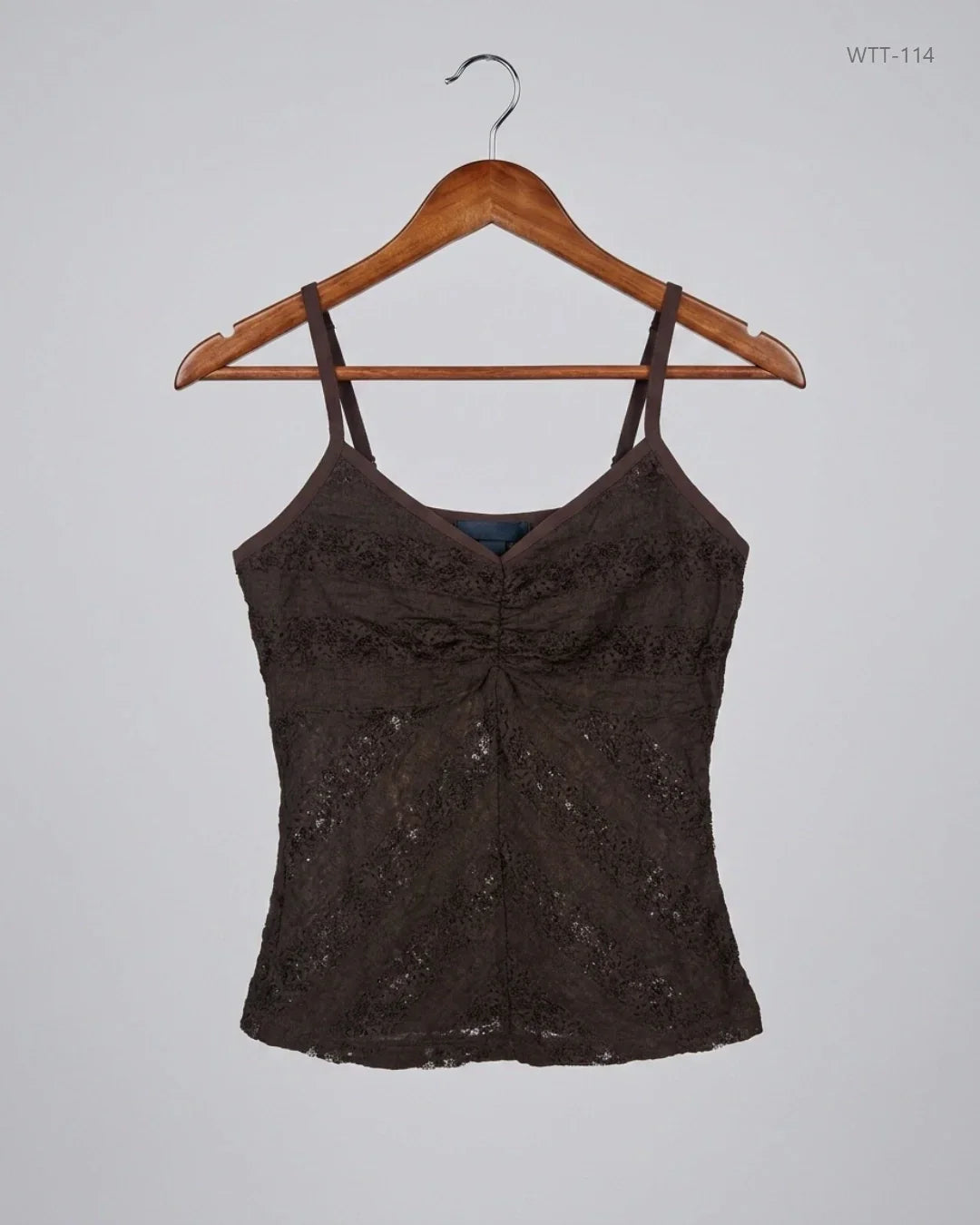 Good Condition Womens Tank Top | Preloved Secret Possessions | Brown Cotton | Thrift Shop for Womens Lahore Pakistan | OTS