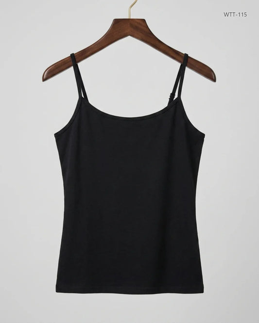 UK Imported secondhand Womens Tank Top - Atmosphere brand, Black Cotton, Premium condition, for Womens - Online Thrift Store Lahore Pakistan