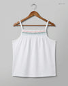 Premium Condition Womens Tank Top | Preloved Marks & Spencer | White Cotton | Thrift Shop for Womens Islamabad Pakistan | OTS