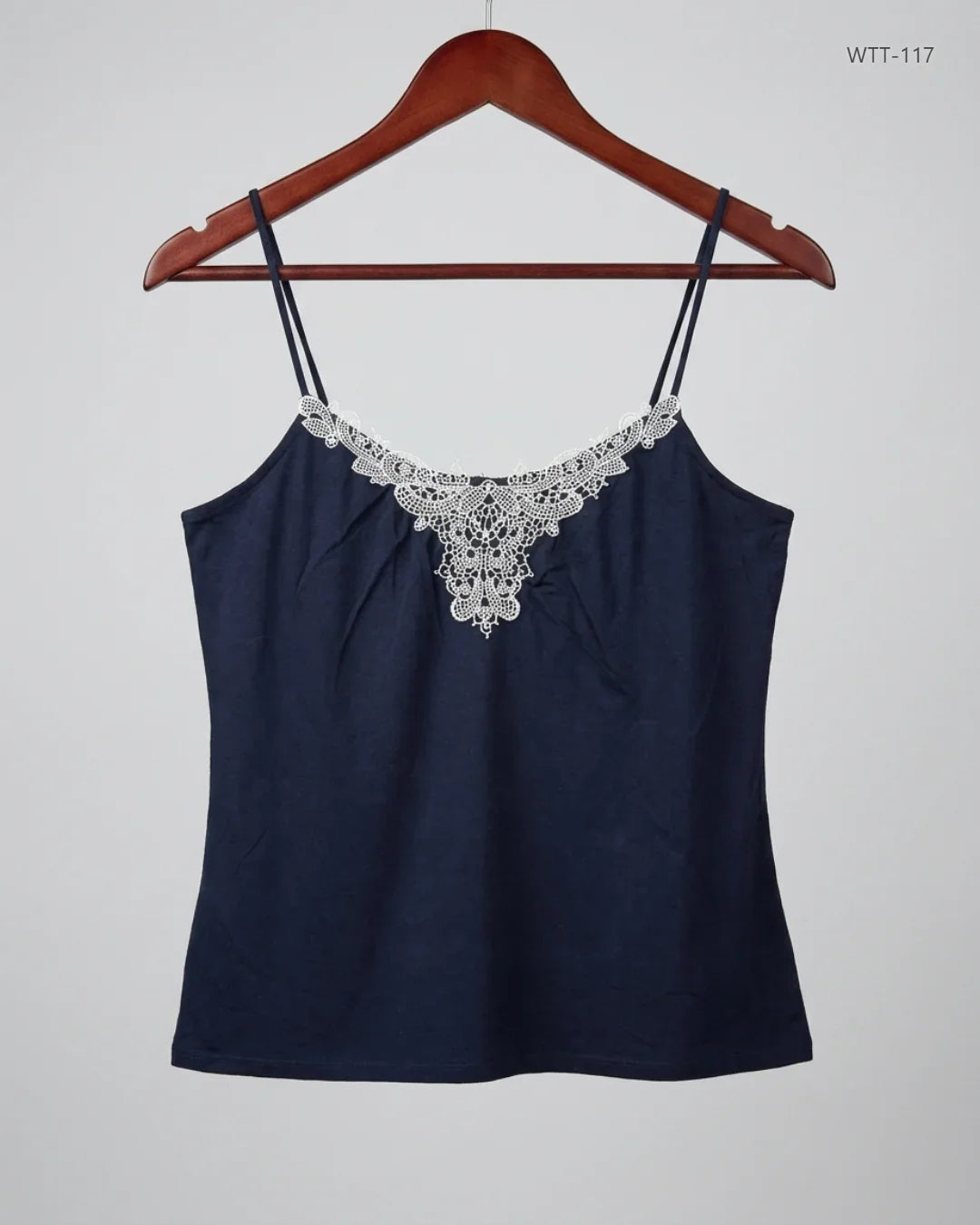 Preloved Premium Womens Tank Top by H&M, Blue Polyester for Womens - OTS Thrift Shop Lahore Pakistan