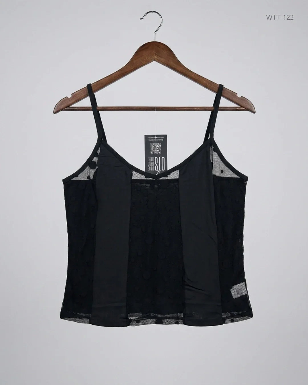 Secondhand Branded Womens Tank Top by Cut Label, Black Cotton fabric, Premium condition, for Womens - Online Thrift Shop Islamabad Pakistan