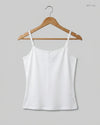 Preloved Premium Womens Tank Top by George, White Cotton for Womens - OTS Thrift Shop Karachi Pakistan