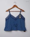 Preloved Premium Womens Tank Top by MISA, Blue Polyester for Womens - OTS Thrift Shop Karachi Pakistan