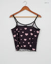 Preloved Premium Womens Tank Top by Unknown, Black Polyester for Womens - OTS Thrift Shop Karachi Pakistan